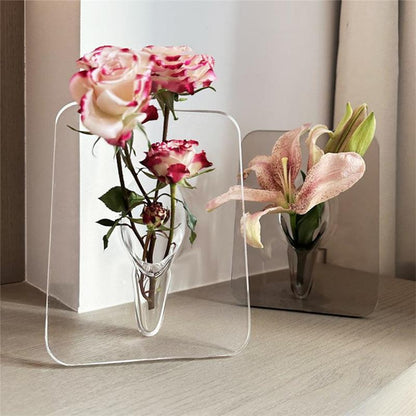 🌸 Esztétikus skandináv váza – Elegáns, trendi, nem törékeny – Asztalra, polcra, dohányzóasztalra – Virággal vagy anélkül is mutatós