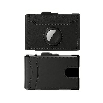 1+1 ingyen🔥💳 Intelligens alumínium kártyatartó pénztárca – AirTag zsebbel, RFID-blokkolóval, automatikus kártyakiugróval – 12+ kártya helye