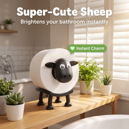 🐑 Imádnivaló bárány alakú WC-papír tartó – játékos bájt és vidám hangulatot varázsol a fürdőszobádba! Többé nem lesz unalmas a mosdó! ✨