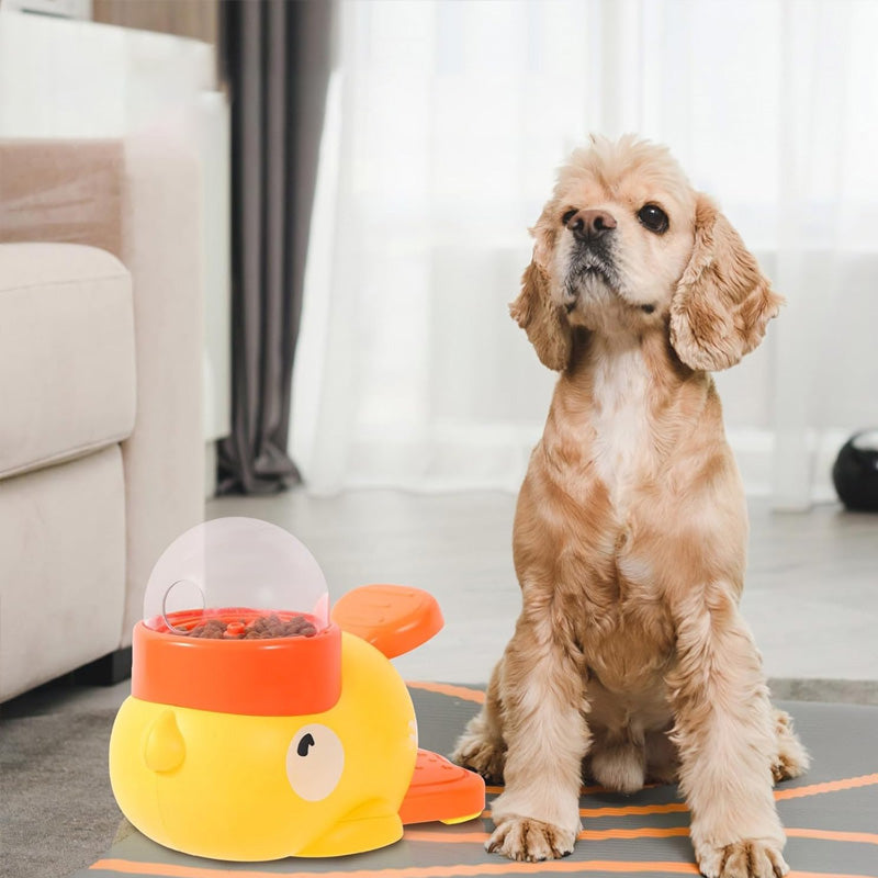 🦆 Lassan eszik, közben gondolkodik – ez a kacsa alakú etető megelőzi a puffadást és az emésztési problémákat, miközben szórakoztatja kutyád! 🧩