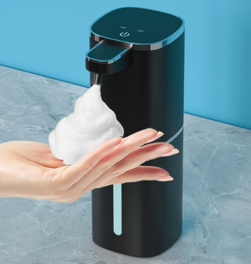 🧴Smart 4-Speed Foam Hand Soap Dispenser – Automatikus, érintésmentes, 4 habmennyiség, USB töltés