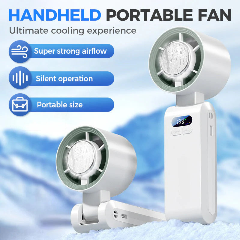❄️50% KEDVEZMÉNY!💨 Hordozható vízpermetes ventilátor – 3 sebességfokozat, hűtés vízpermet segítségével – Fizetés átvételkor ⚡✅