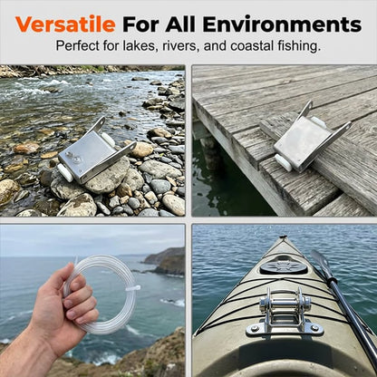 🚤 Akár partról, akár hajóról horgászol – ez a visszahúzó eszköz segít kiszabadítani a csalikat a víz alatti akadályokból! Bármilyen környezetben hatékony! 🎯