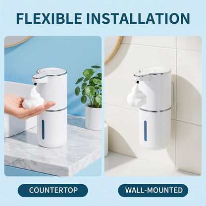 🧴Smart 4-Speed Foam Hand Soap Dispenser – Automatikus, érintésmentes, 4 habmennyiség, USB töltés