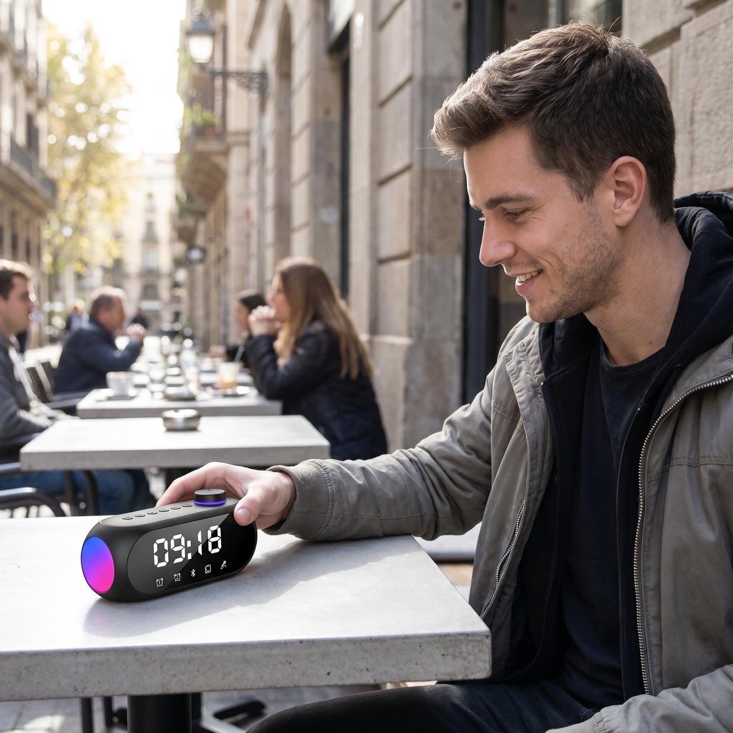 🔋 Erős akkumulátor, ami órákon át szól – vidd magaddal a kertbe, a strandra vagy utazni! Kiváló zene, bárhol és bármikor! 🏖️