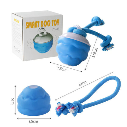 🧸 Okos hangaktivált kisállat-játék – Fogzássegítő + kék hangulatfény