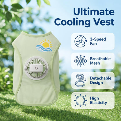 Hladilna jopica z ventilatorjem za pse | COOLDOG