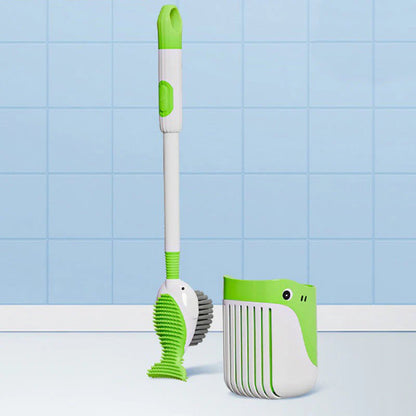 ✨ Falra szerelhető tapadókorongos WC tisztítókefe készlet – Praktikus, helytakarékos, erős tapadás 🏡