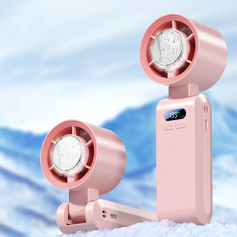 ❄️50% KEDVEZMÉNY!💨 Hordozható vízpermetes ventilátor – 3 sebességfokozat, hűtés vízpermet segítségével – Fizetés átvételkor ⚡✅