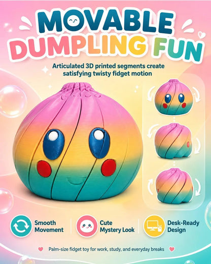 🍡 Aranyos, kifejező arcú gombóc, ami minden nap mosolyt csal az arcodra – puha tapintás, cuki design, a tökéletes kis társ az asztalodon! 💕