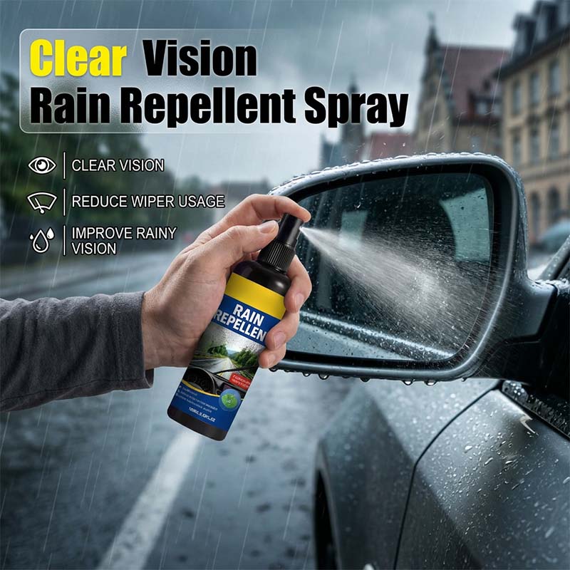 🌧️ Eső elleni spray szélvédőkre – Kristálytiszta, nem kell ablaktörlő nagy sebességnél