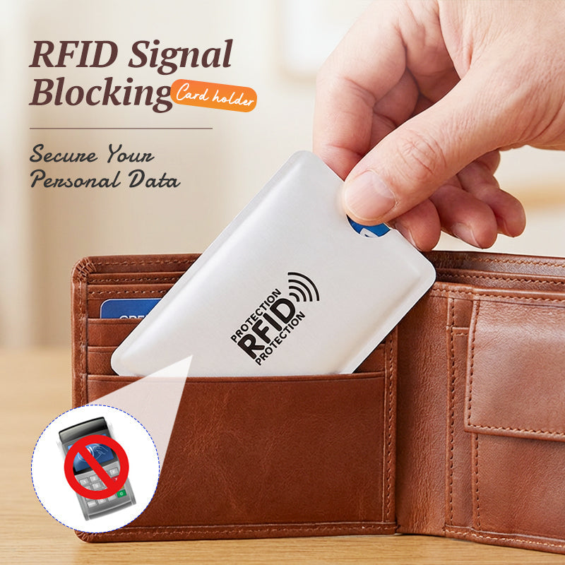 🛡️ RFID/NFC-blokkoló kártyatartó – Tartós, vízálló, 3 színben – Bankkártyák és okmányok védelmére