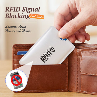 🛡️ RFID/NFC-blokkoló kártyatartó – Tartós, vízálló, 3 színben – Bankkártyák és okmányok védelmére