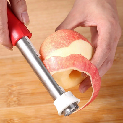 🍎 Kivájó és hámozó egyben – egyetlen mozdulattal kész a gyümölcs! Gyorsabb, egyszerűbb és hatékonyabb, mint a hagyományos kések! ⚡