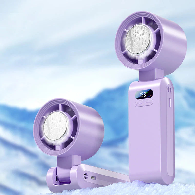 ❄️50% KEDVEZMÉNY!💨 Hordozható vízpermetes ventilátor – 3 sebességfokozat, hűtés vízpermet segítségével – Fizetés átvételkor ⚡✅