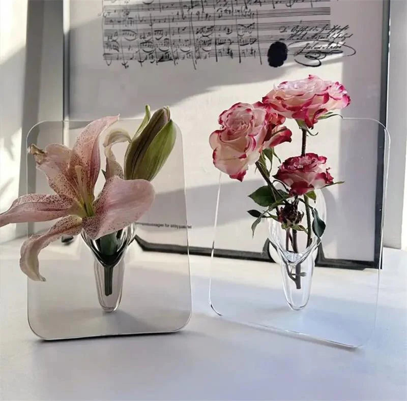 🌸 Esztétikus skandináv váza – Elegáns, trendi, nem törékeny – Asztalra, polcra, dohányzóasztalra – Virággal vagy anélkül is mutatós