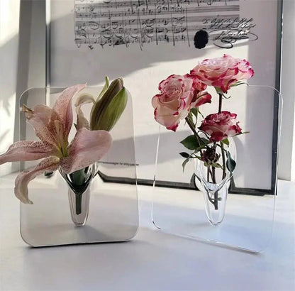 🌸 Esztétikus skandináv váza – Elegáns, trendi, nem törékeny – Asztalra, polcra, dohányzóasztalra – Virággal vagy anélkül is mutatós