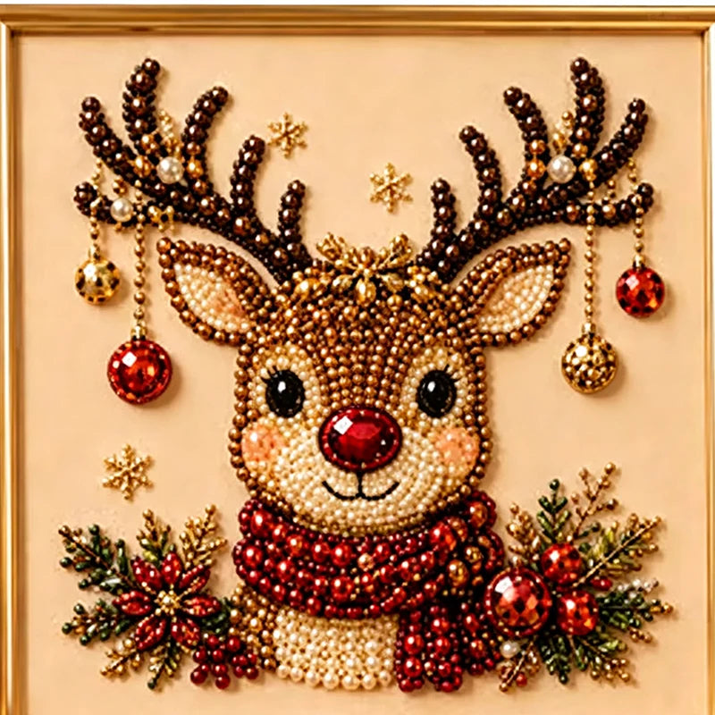 Božična biserna slika DIY komplet | XMASBEAD