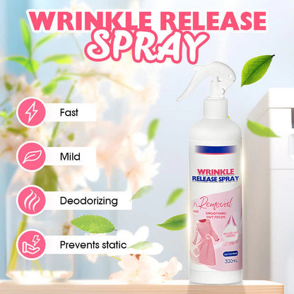 💨 Ránctalanító spray – Vasalás nélkül, friss és sima ruha másodpercek alatt