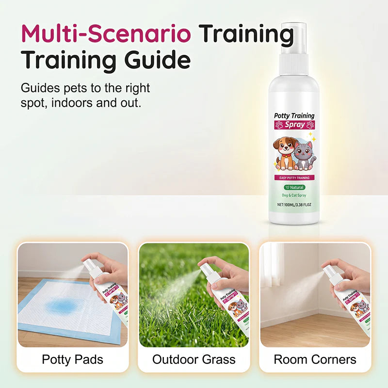 Beltéri háziállat kiképző tisztasági spray | INDOORPET