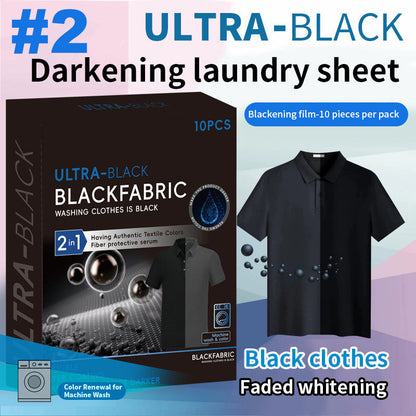 👕 Ultra-black ruhafeketítő lapok – Egyenletes színezés, tartós színrögzítés, bőrbarát formula