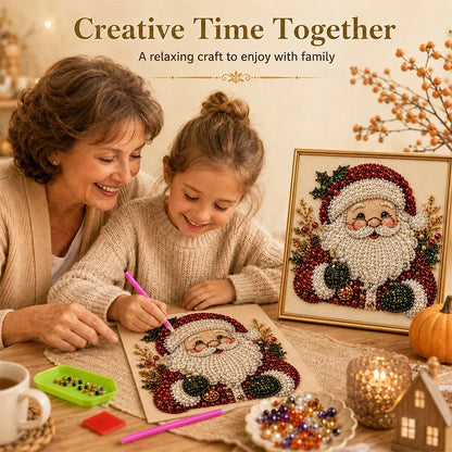 Božična biserna slika DIY komplet | XMASBEAD