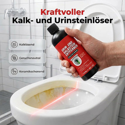 💧 Erőteljes mész- és vizeletkő-eltávolító – Habzó formula, nem karcol, csillogóan tiszta eredmény
