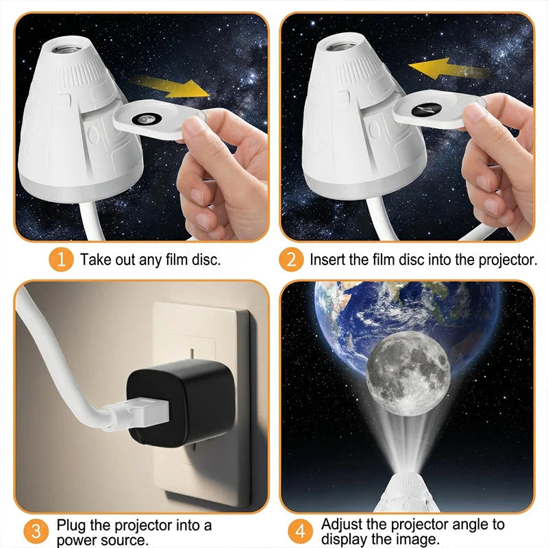 Magával ragadó planetáriumi projektor a hálószoba hangulatának megteremtéséhez🌟