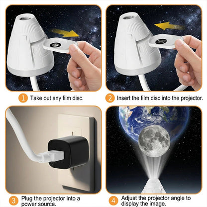 Magával ragadó planetáriumi projektor a hálószoba hangulatának megteremtéséhez🌟