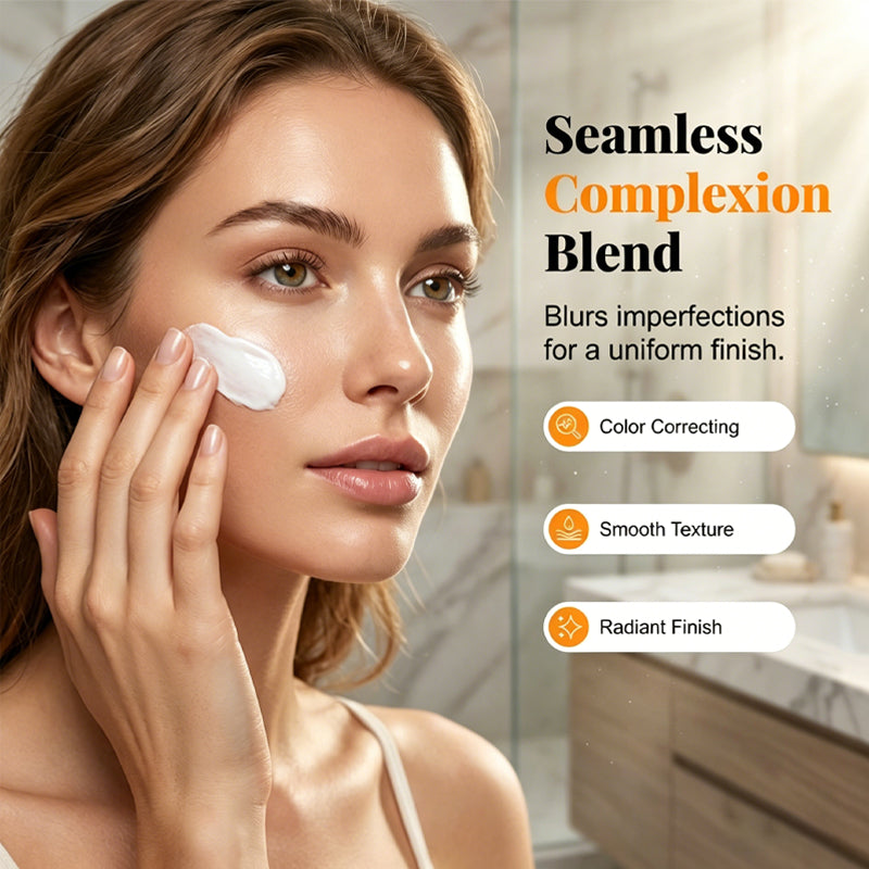 ⛱️SPF50+ fényvédős színezett alapozó | Védelem + színkorrekció | Lusták kedvence🔆