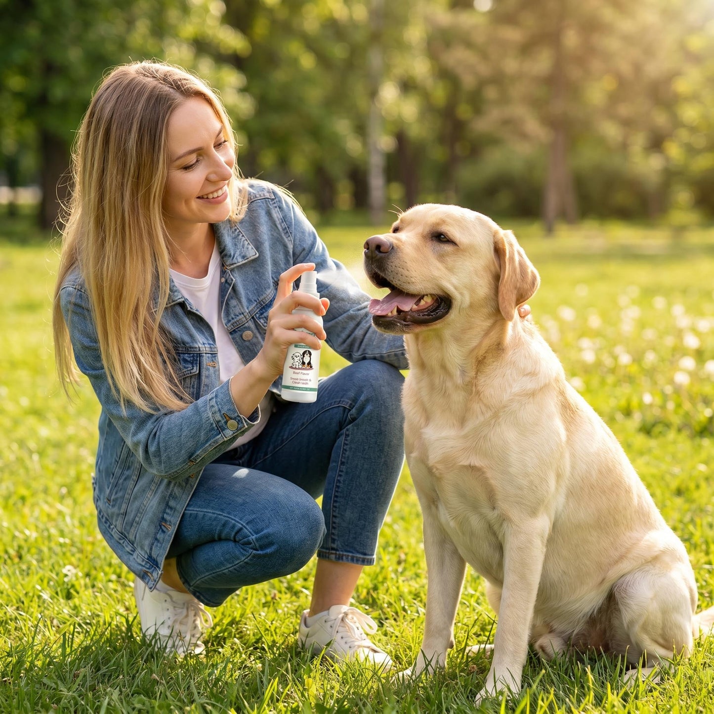 🌿 Természetes összetételű állati szájspray – Nem csíp, nem habzik, kutyáknak és macskáknak