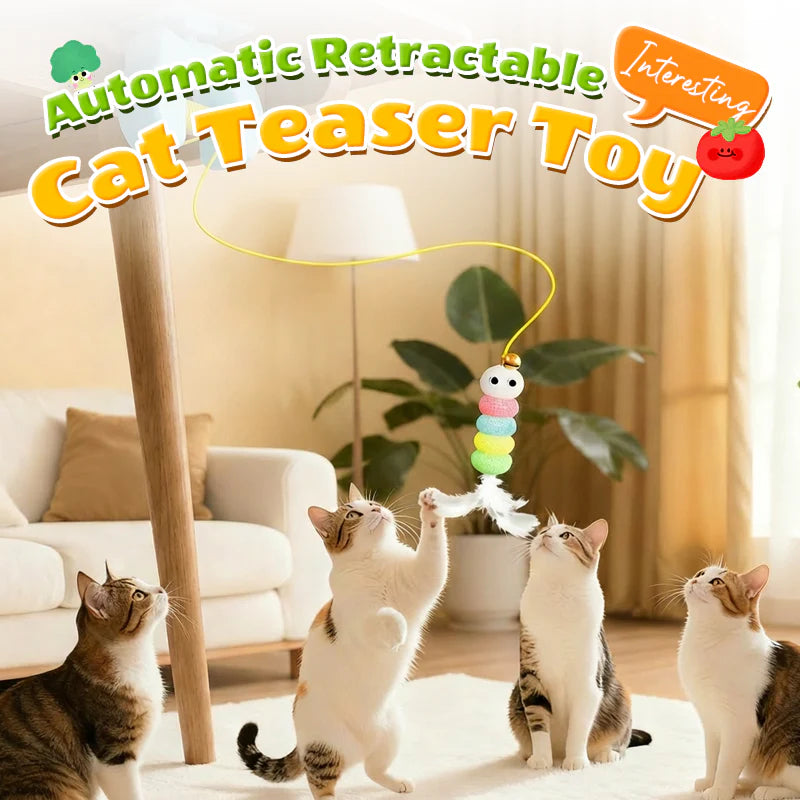 🐈 Automatikus behúzható macskajáték – Öngerjesztő mozgás, fejleszti a vadászösztönt 💡