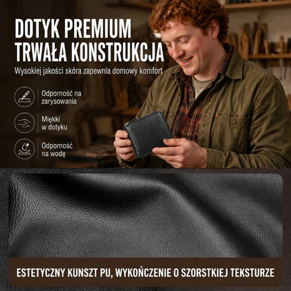 💳 Többfunkciós pénztárca beépített RFID-árnyékoló réteggel – Védje bankkártyáit, útlevelét és személyes adatait – Utánvéttel