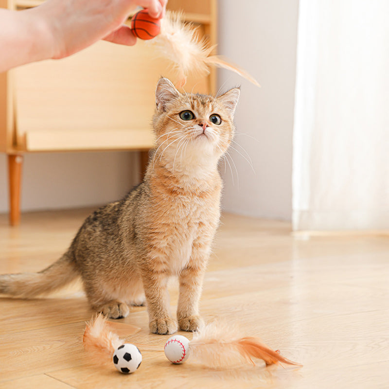 🐱 Interaktív rugós macska-ugró labda – Szórakoztatja, mozgatja, leköti kedvencét