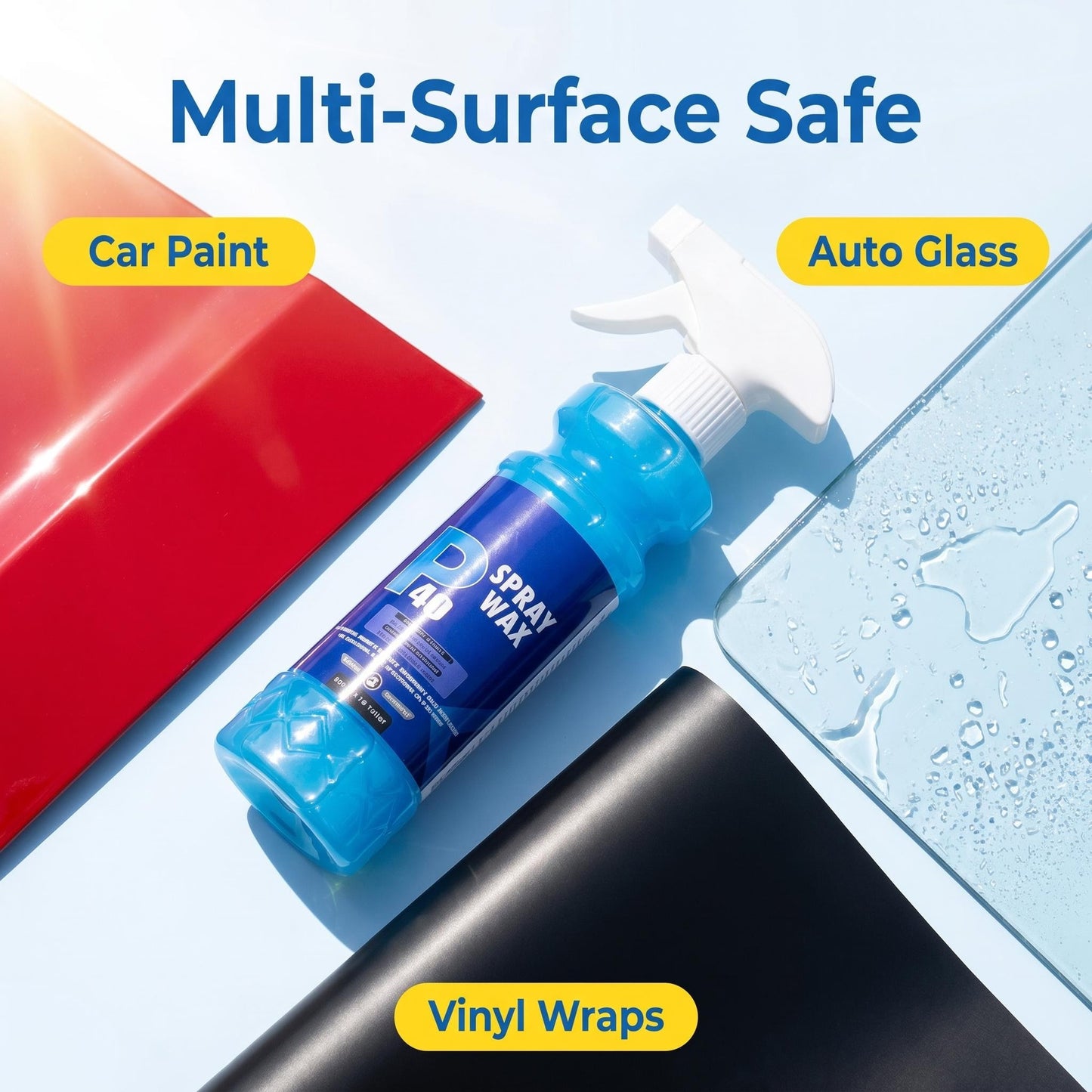 🚗 Autóápoló folyékony viasz spray – Kerámia-hibrid, víztaszító fény – Utánvéttel ✨