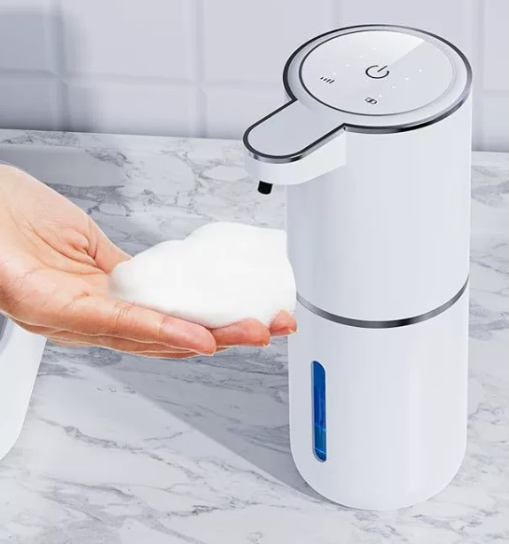 🧴Smart 4-Speed Foam Hand Soap Dispenser – Automatikus, érintésmentes, 4 habmennyiség, USB töltés