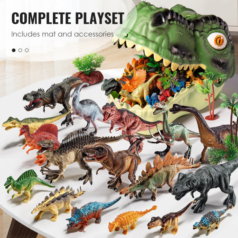 🎁Időkorlátozott ajánlat🦖 Oktató és szórakoztató dinoszaurusz játék szett