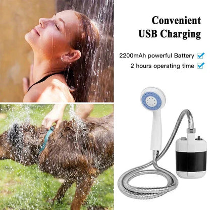 🚿Külső, hordozható, USB-ről működtethető kültéri zuhany