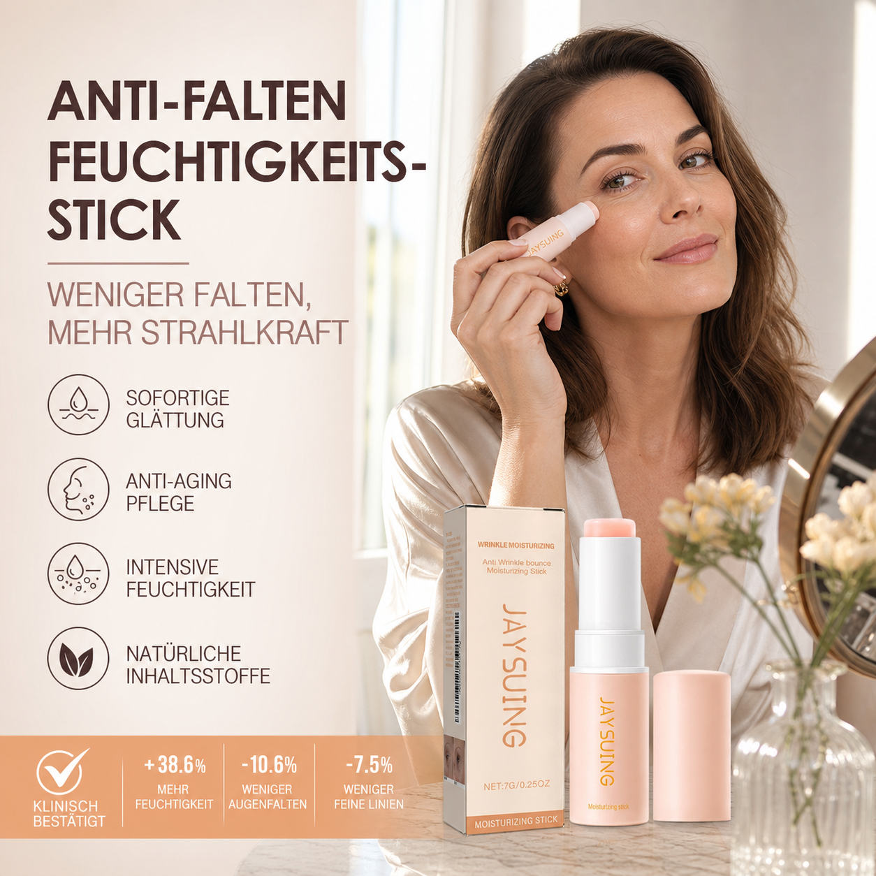 Nežna palčka za vse suhe predele | MOISTSTICK