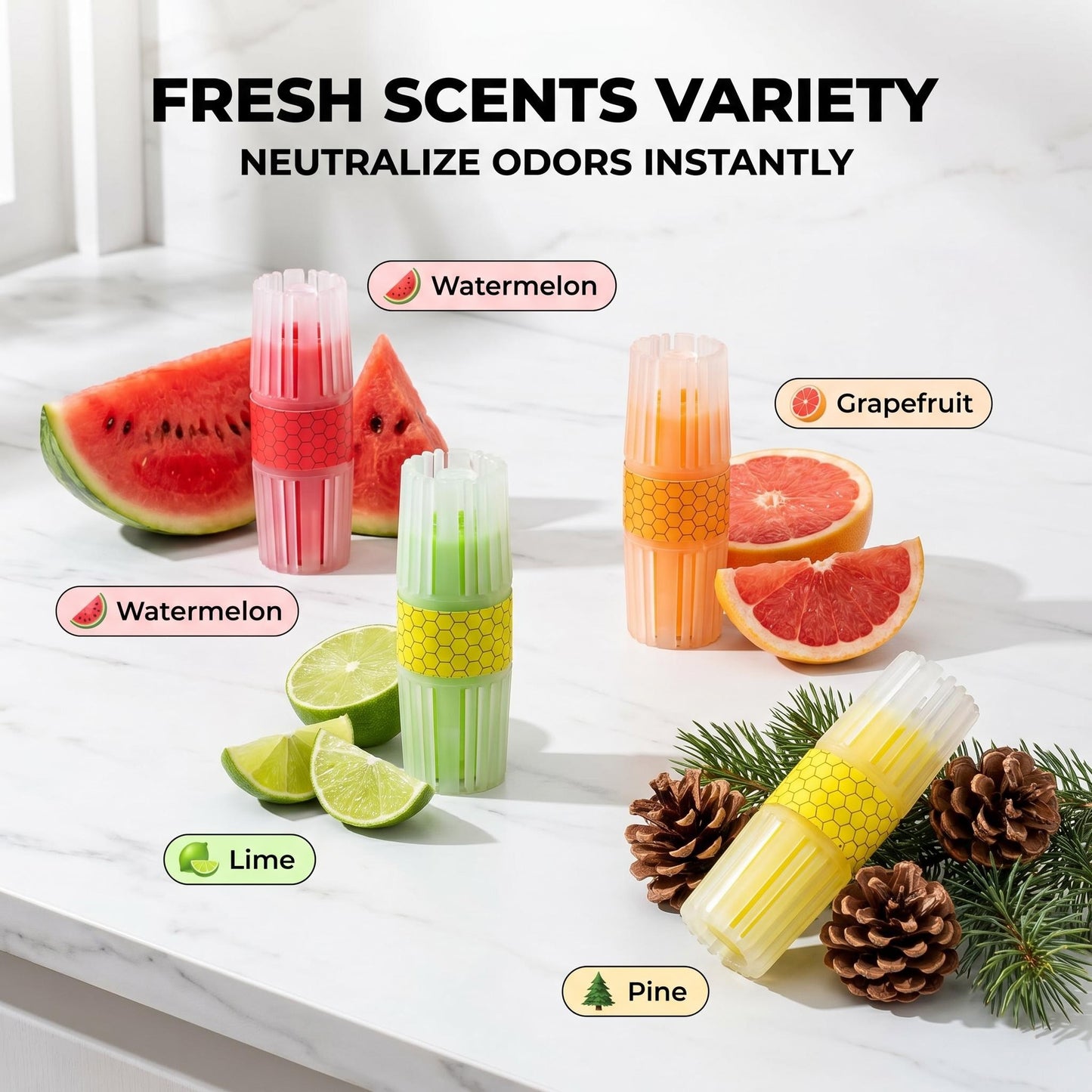 Többféle illatú függeszthető WC tisztító szett | SCENTMIX