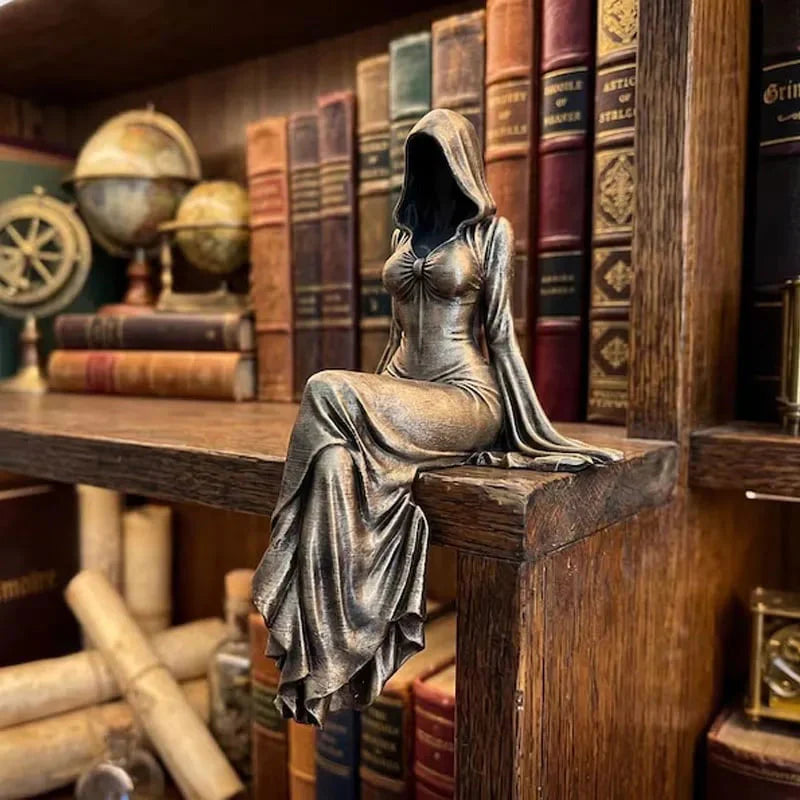🖤 Sötét elegancia a monitorod szélén – ez a gótikus hölgy minden íróasztalt műalkotássá varázsol! 🦇
