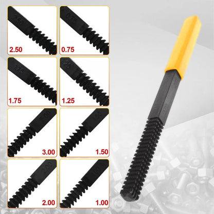 Többféle szabványú sérült menetek helyreállító szerszám | THREADFILE