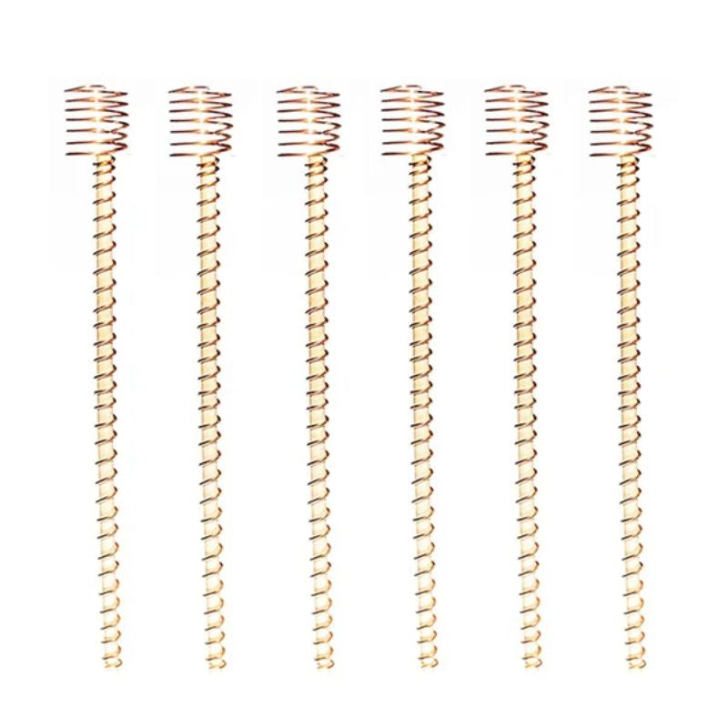 🔧 Elektrokultúrás rézantenna – 30 cm, fa nyél, növeli a termést, csökkenti a kártevőket