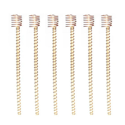 🔧 Elektrokultúrás rézantenna – 30 cm, fa nyél, növeli a termést, csökkenti a kártevőket