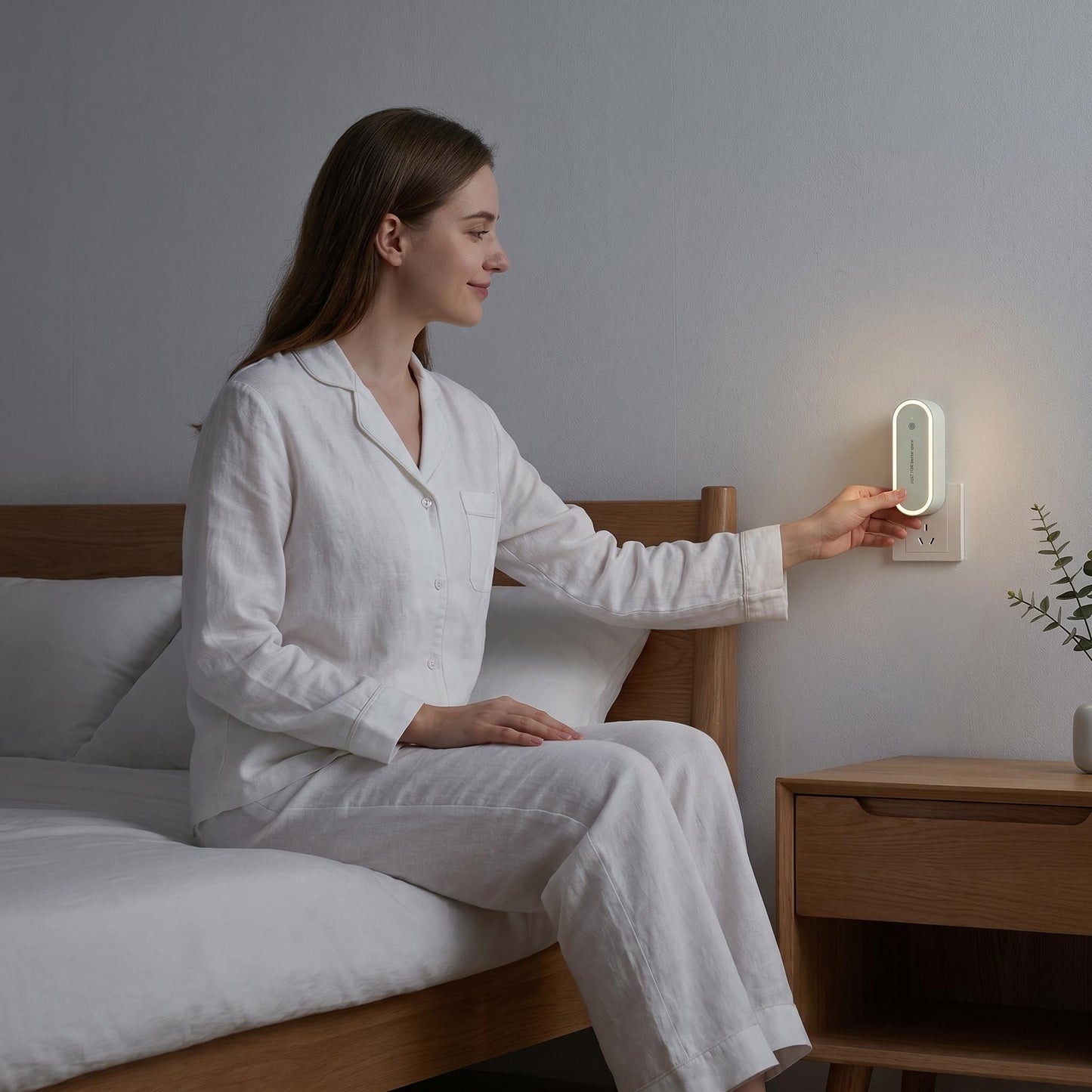 🌙 Illóolajos aromaterápia és gyenge hangulati fény egyben – teremts nyugodt, pihentető légkört bármely szobában! 🌸