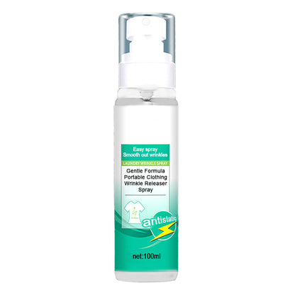 ✨Ránctalanító spray ruhákhoz – Kíméletes összetétel, hordozható kiszerelésben – Vasalás nélkül, friss megjelenés
