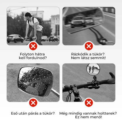 🚲 Minden kerékpárra – városi biciklitől a mountain bike-ig! A univerzális kialakítás garantálja, hogy bármilyen kormányon stabilan üljön! 🏔️