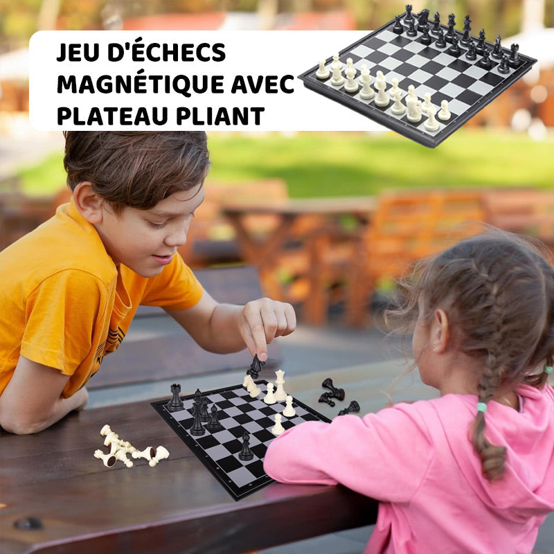 Šah s trdnimi magnetnimi figurami | GRIPCHESS