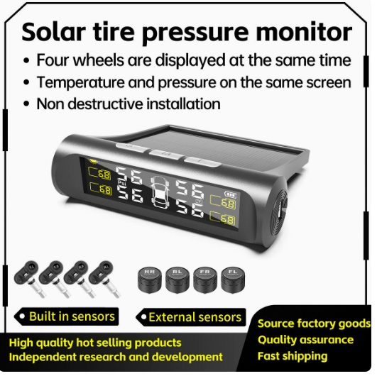 Sončni TPMS z USB-polnjenjem | SOLARTPMS
